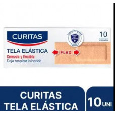 CURITAS TELA ELASTICA FLEX x10Un.
