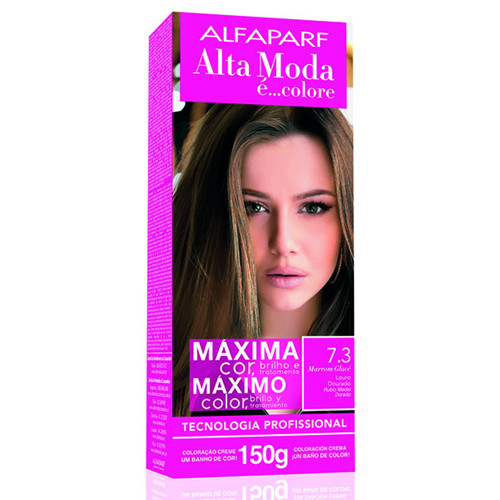 Tint A Moda N 7 3 Marrom Glace - Louro Dourado (7898468503767)